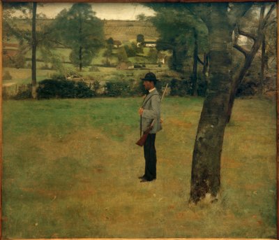 F.Khnopff, À Fosset. Le garde-chasse - Fernand Khnopff